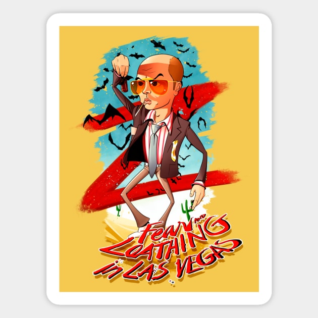 Fear and loathing in Las Vegas Magnet by Tronyx79